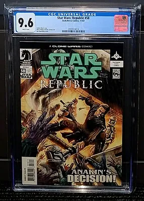 Buy Star Wars: Republic #58 CGC 9.6 NM 2005 Dark Horse Anakin • 38.65£