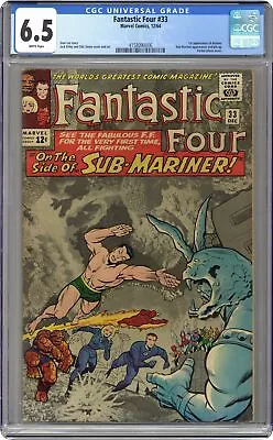 Buy Fantastic Four #33 CGC 6.5 1964 4158090006 • 180.96£