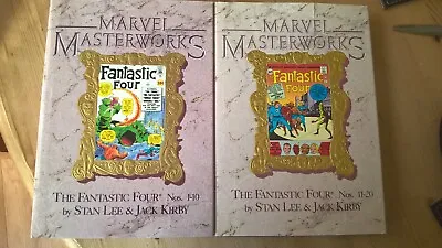 Buy Marvel Masterworks Vols 2 ,  6 Fantastic Four 1-10 11-20. Hardbacks Lee Kirby • 20£
