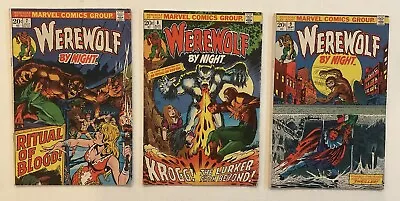 Buy Werewolf By Night #7, 8, & 9 ~ 1973 Marvel Comics ~ Very Good Condition ~  • 32.10£
