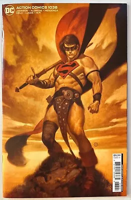 Buy Action Comics #1038 (2021) VF/NM 1st App Osul-Ra & Otho-Ra Tedesco Variant CVR B • 5.91£