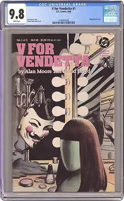 Buy V For Vendetta #1 CGC 9.8 1988 3746930009 • 166.03£