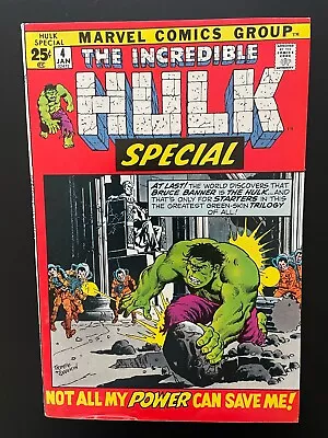 Buy Early Bronze Age Incredible Hulk Special 4 (1972) Cents Copy. • 20£