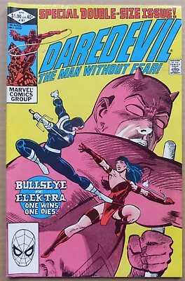 Buy Daredevil #181, Key Issue With Death Of  Elektra , Frank Miller Art & Script!! • 36£