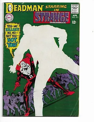 Buy Strange Adventures 211 - Vg/f 5.0 - Early Deadman Appearance - Adams Art (1968) • 16.09£