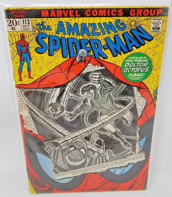 Buy Amazing Spider-man #113 Hammerhead 1st Appearance *1972* 8.0 • 93.82£