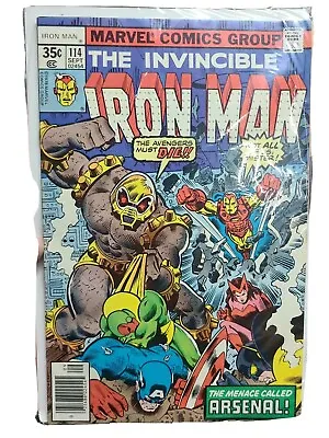 Buy Thr Invincible Iron Man Comic 114 • 10.95£