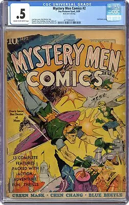 Buy Mystery Men Comics #2 CGC 0.5 1939 4175995005 • 1,519.09£