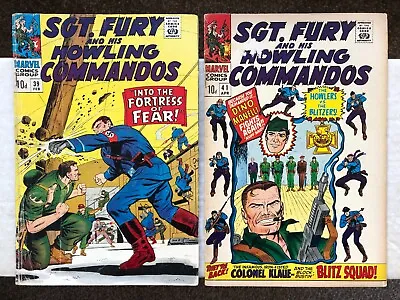 Buy Sgt Fury 39,41,43,48,59,61,100,106,112,115,117 Special Marvel Edition 12,13,14 • 16.99£