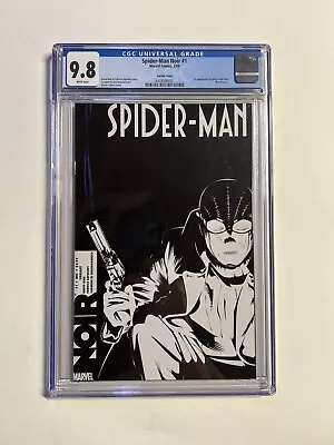 Buy Spider-man Noir 1 Cgc 9.8 2009 Marvel Variant Cover • 238.30£