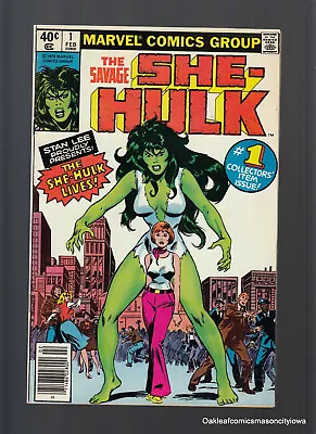 Buy Savage She-Hulk #1 Marvel 1st Appearance Of She-Hulk Newsstand 7.5 1980 VF- • 59.96£