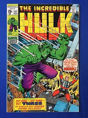 Buy Incredible Hulk #127 FN+ (6.5) MARVEL ( Vol 1 1970) (3) • 18£