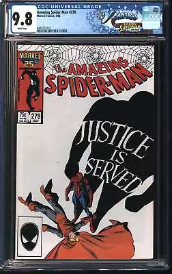 Buy Marvel Amazing Spider-Man 278 7/86 FANTAST CGC 9.8 White Pages • 114.29£