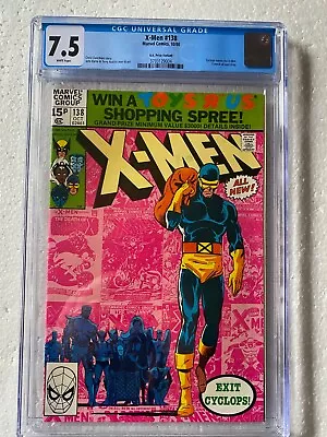 Buy Uncanny X-Men #138 (1980) CGC 7.5 , Cyclops Leaves The X-Men • 49.99£