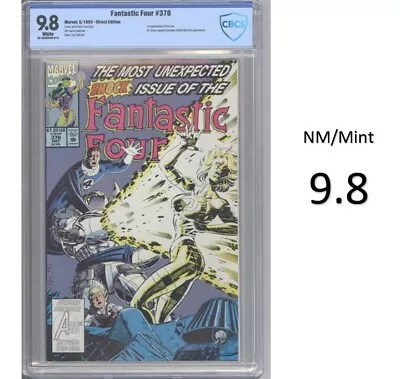 Buy Fantastic Four #376 - Key & 1st App. Psi-Lord (Adult F. Richards)! CBCS 9.8 -New • 95.93£
