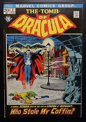 Buy TOMB OF DRACULA #2 NEAR MINT- (9.2) - OW/W PAGES *2nd Appearance Of DRACULA* • 159.69£
