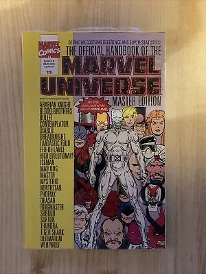 Buy Official Handbook Of The Marvel Universe #13 Master Edition Fantastic Four • 7.50£