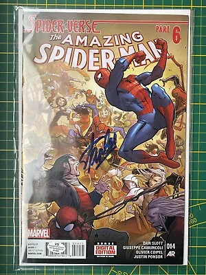 Buy Stan Lee Signed Amazing Spider-Man #14 Spider-Verse Part 6 COA Authenticated • 180.25£