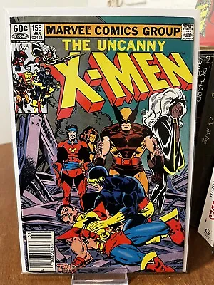 Buy Uncanny X-Men #155 (Marvel Comics, 1981) Newsstand Ed 1ST APP OF THE BROOD 🔑 • 17.34£