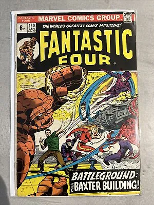 Buy Marvel Comics Fantastic Four #130 1972 Bronze Age • 22.99£