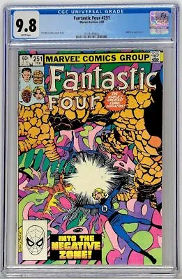 Buy Fantastic Four 251 Marvel 1983 CGC 9.8 John Byrne Annihilus App Negative Zone • 142.45£