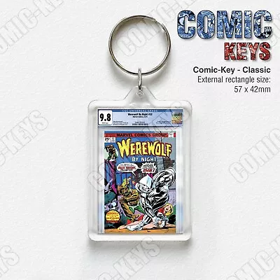 Buy Werewolf By Night #32 (Marvel 1974) Classic Size CGC  Graded  Inspired Keyring • 7.95£