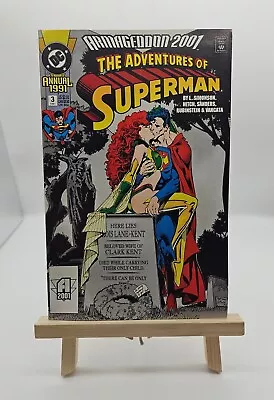 Buy Adventures Of Superman: Annual #3: Armageddon 2001, DC Comics (1991) • 2.95£