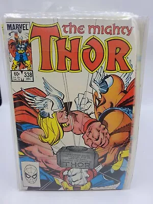 Buy Mighty Thor 338 NM- 2nd App Beta Ray Bill Walter Simonson Cover 1983 • 14.46£