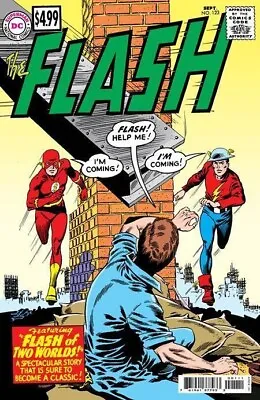 Buy Flash #123 Facsimile Edition Foil Variant Dc Comics Flash Of Two Worlds 2024 • 5.51£