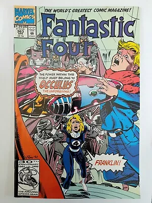 Buy 1992 Fantastic Four 363 VF/NM. DeFalco/Ryan/Bulanadi.First App.OCCULUS.Marvel • 17.13£