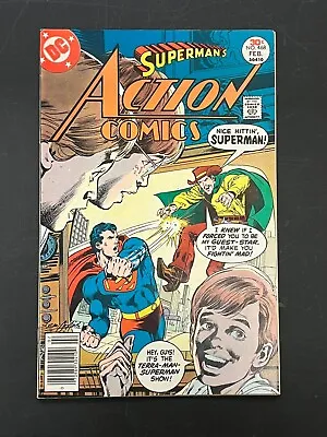 Buy SUPERMAN'S ACTION COMICS DC Comics #468  NICE HITTIN' SUPERMAN  1977 • 3.95£