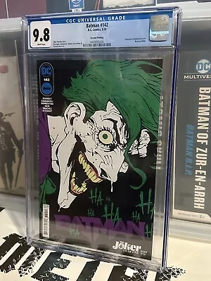 Buy Batman #142 CGC 9.8 2n Printing Camuncoli Black Green HA Joker Variant Cover New • 45.56£