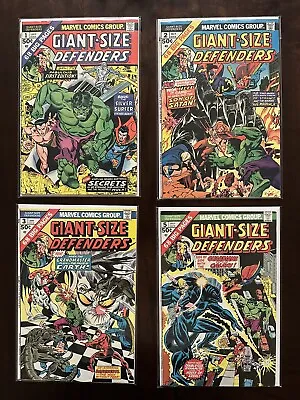 Buy Giant-Size Defenders (1974) #1-3 , 5. Bronze Age Lot Of 4 • 75.20£