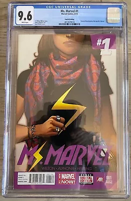 Buy Ms Marvel   # 1 CGC 9.6 4th Print Kamala Khan Becomes Ms Marvel Scarce! Disney + • 100£