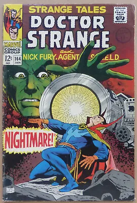 Buy Strange Tales #164, Silver Age Classic With Great Jim Steranko Cover Art!! • 12.95£
