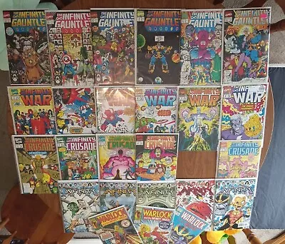 Buy INFINITY GAUNTLET  1-6, WAR 1-6, Complete Sets, CRUSADE 1-4 6, ABYSS 2-6, Extras • 132.82£
