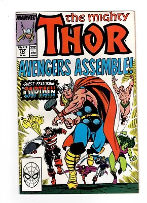 Buy Thor #390, VF+ 8.5; Captain America Lifts Thor's Hammer • 17.48£