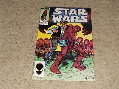 Buy 1985 Star Wars Marvel Comic Book #91 - WOOKIE WORLD - Nice Copy!!! • 9.50£