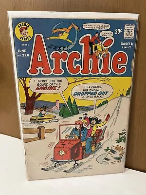 Buy Archie 226 🔥1973 ENGINE DROPPED OUT🔥Bronze Age🔥Archie Comics🔥VGF+ • 5.62£