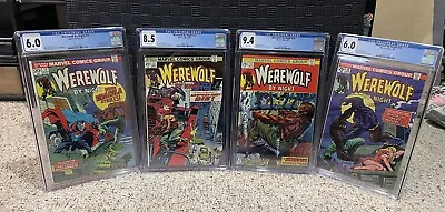 Buy Werewolf By Night Marvel Comic Bundle: 15, 18, 20, 21 (1974) CGC 6.0 - 9.4 • 359.78£
