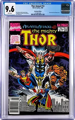 Buy Thor Annual #14 CGC 9.6 (1989, Marvel) Ron Frenz & Joe Sinnott Cover, Newsstand • 47.49£