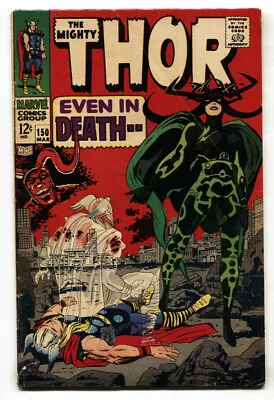Buy THOR #150--comic Book--1968--MARVEL--Silver Age--VG • 65.20£