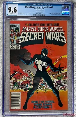 Buy Marvel SUPER HEROES SECRET WARS #8 Mark Jewelers Insert 1984 White Pages CGC 9.6 • 1,976.51£