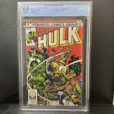 Buy Incredible Hulk 282 CBCS 9.8 Marvel Comics 1983 She-Hulk • 137.96£