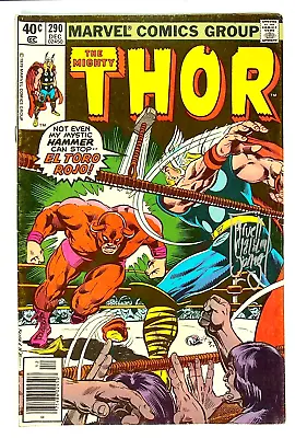 Buy Mighty Thor #290 Signed By Arvell Jones Marvel Comics 1979 • 17.69£
