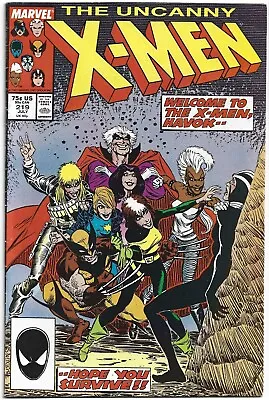 Buy Uncanny X-Men #219 - Havok Returns To The X-Men, 1987, Marvel Comic • 5£