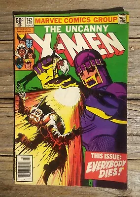 Buy UNCANNY X-MEN #142 Days Of Future Past Part 2 John Byrne Art Marvel Comics 1981 • 59.57£