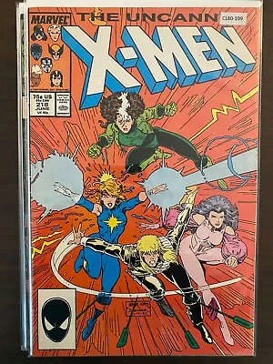 Buy Uncanny X-Men Vol.1 #218 1987 High Grade 7.5 Marvel Comic Book CL80-109 • 6.31£