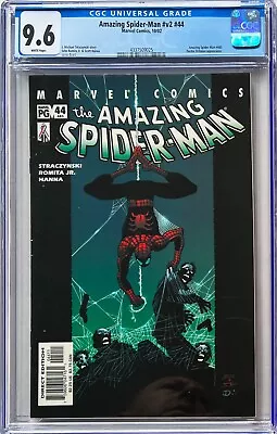 Buy Amazing Spider-Man V2 #44 CGC 9.6 White. John Romita Jr. Cover! • 40£