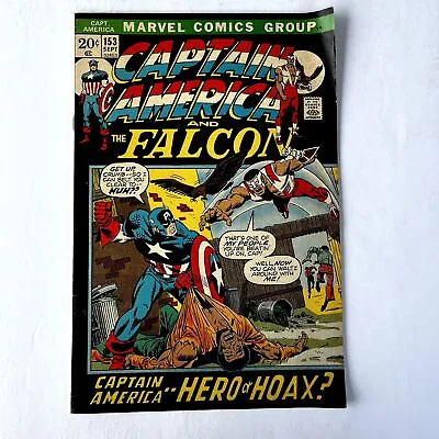 Buy Captain America And The Falcon 153 Comic Book 1972 • 7.99£